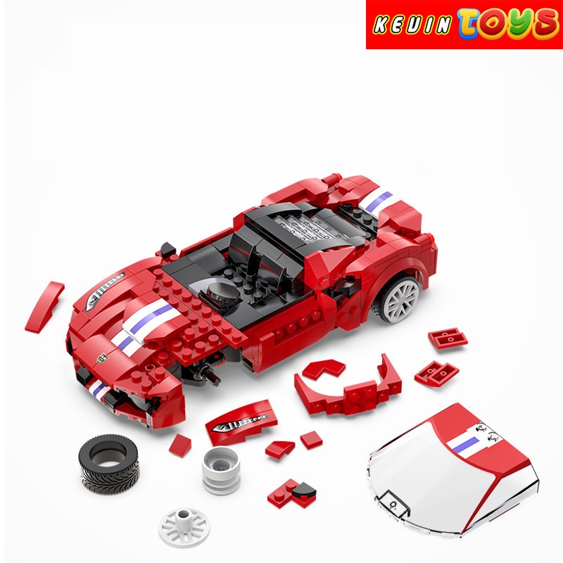 Đồ Chơi Lắp Ráp Xếp Hình Technic Xe Thể Thao Lamborghini,Porsche,Bugatti,Ferrari Điều Khiển Từ Xa RC Với 300+ Mảnh Ghép