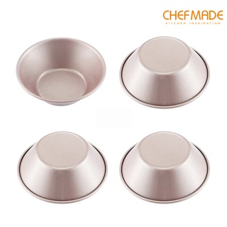 Set 4 Khuôn Làm Bánh Mini CHEFMADE WK9197 Chống Dính Có Thể Dùng Cho Lò Nướng Lò Áp Suất