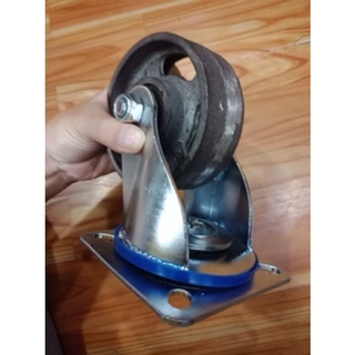 Combo 4 bánh xe đẩy gang đúc 100x32