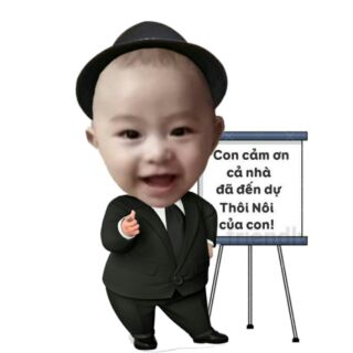 Chibi sinh nhật cho bé đủ size