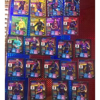 Thẻ cầu thủ MATCH ATTAX CLB Barca BARCELONA FC 2019/20