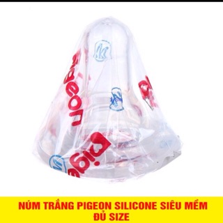 Combo núm ti trắng pigeon cổ hẹp