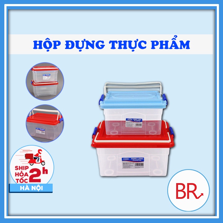 Bộ 2 hộp nhựa đựng thực phẩm Song Long 2172