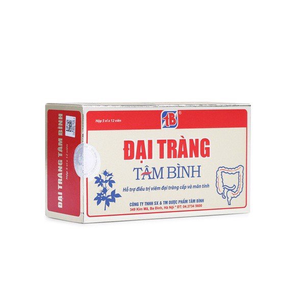 Đại tràng Tâm Bình hỗ trợ viêm đại tràng cấp tính,viêm đại tràng mãn tính,rối loạn tiêu hóa đầy bụng khó tiêu