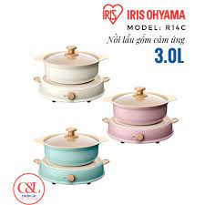 Nồi lẩu tráng men chống dính Ricopa - Hãng Iris Ohyama