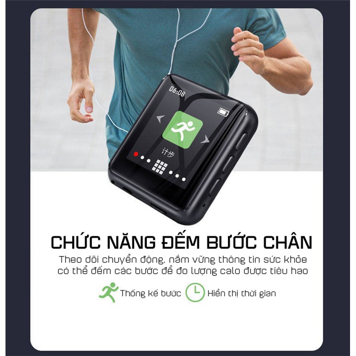 [HÀNG CHÍNH HÃNG] MÁY NGHE NHẠC XEM PHIM BLUETOOTH RUIZU M4 BỘ NHỚ TRONG 16GB