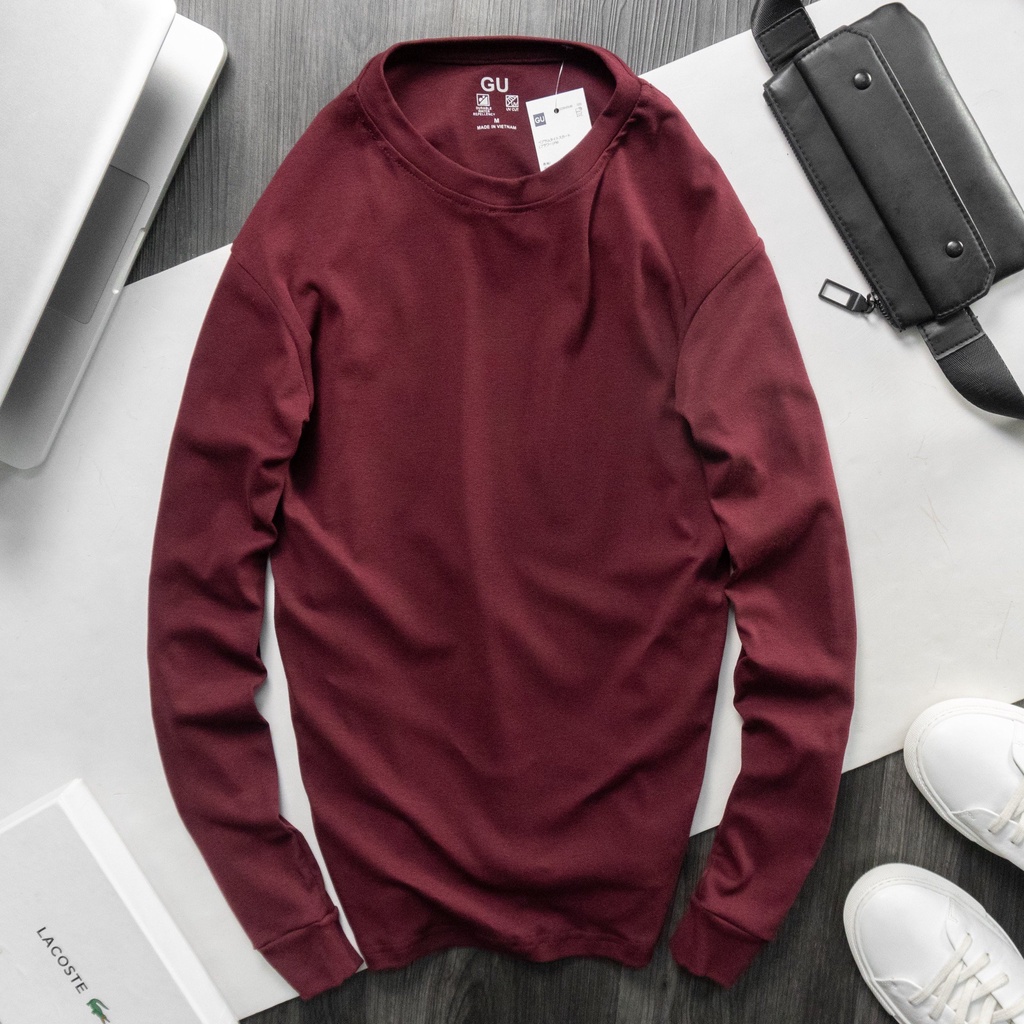 Áo Thun Giữ Nhiệt GU Hàng Xuất - Vải Cotton Mềm Xịn | BigBuy360 - bigbuy360.vn