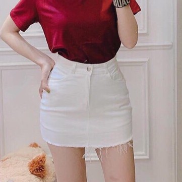 Chân váy chữ A Zshop ngắn lưng cao có quần trong