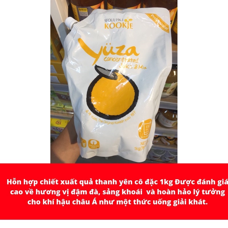 &lt;HOT&gt; Hỗn hợp chiết xuất quả thanh yên cô đặc Hàn Quốc 1kg