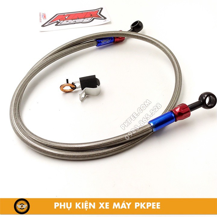 Dây Dầu King Drag Thailand Đầu Nhôm CNC Xoay 360 Gắn Được Nhiều Loại Xe