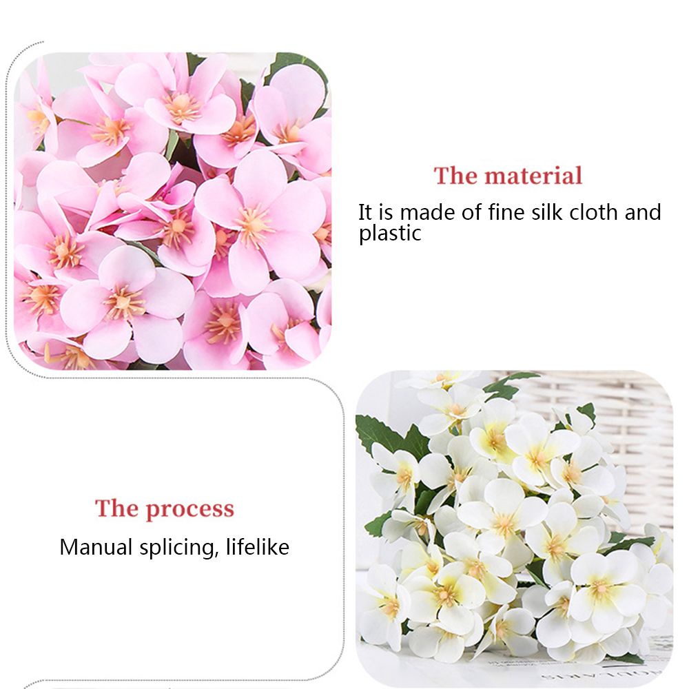 CONOPERY Bó hoa thu hải đường nhân tạo nhiều màu sắc dùng trang trí DIY tiện lợi