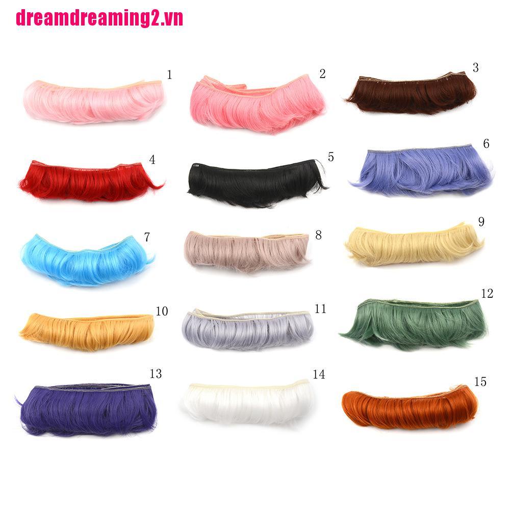 Bộ 2 Tóc Giả 5cm Tự Nhiên Cho Búp Bê Bjd Sd