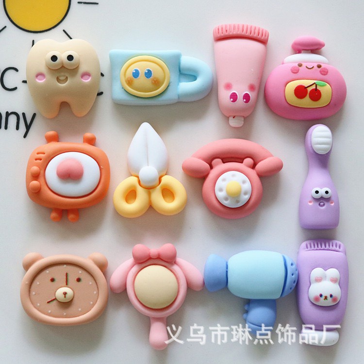 Charm (C555) slime/ Dụng Cụ Charm Trang Trí [Ko Keo &amp; Nút] Hình Dụng Cụ Học Tập
