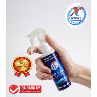 [CHÍNH HÃNG] | XWASH: CHAI XỊT TẨY RỬA VỆ SINH Ô TÔ 100ML