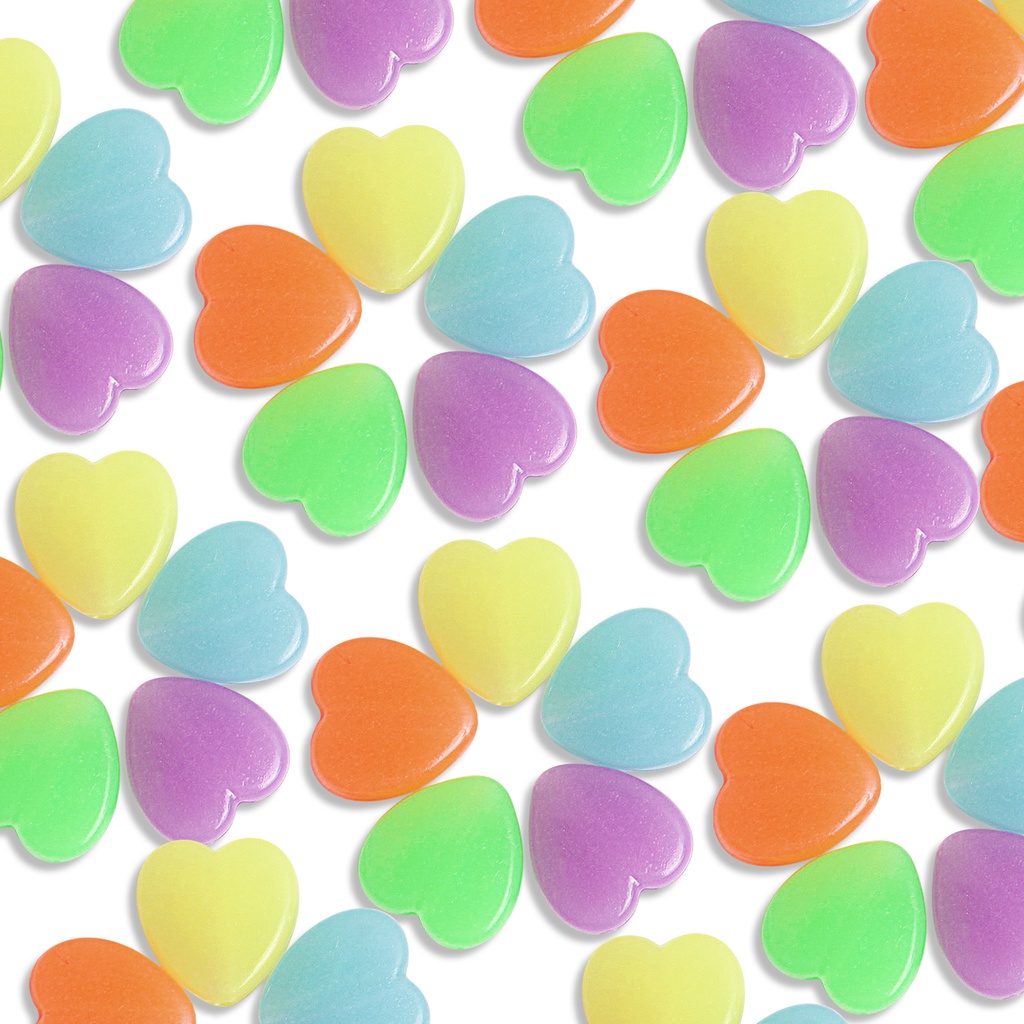 Set 100 Hạt Nhựa Acrylic Hình Ngôi Sao / Trái Tim Nhiều Màu 0.6cm Dùng Làm Trang Sức Thủ Công | BigBuy360 - bigbuy360.vn