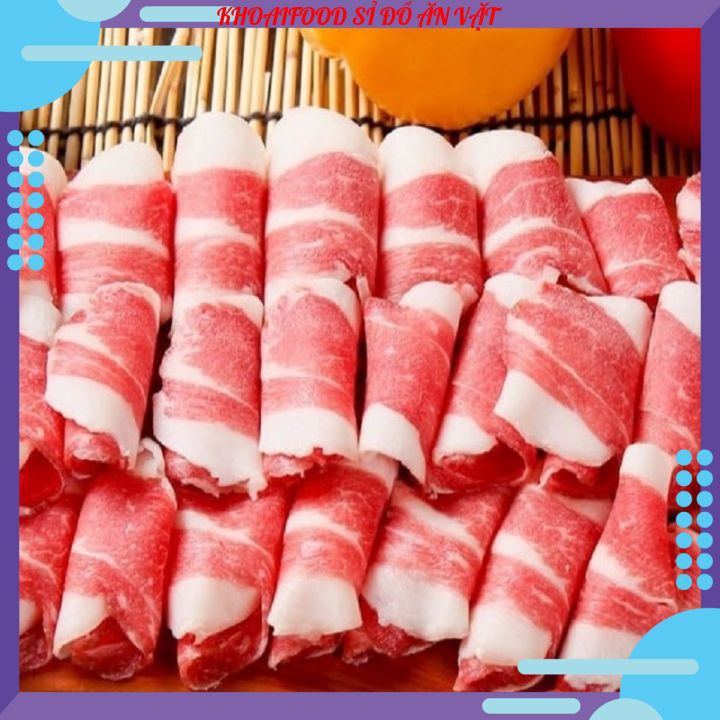 Ba chỉ bò mỹ 500gr thả lẩu cuộn ngon (sỉ-lẻ) | BigBuy360 - bigbuy360.vn