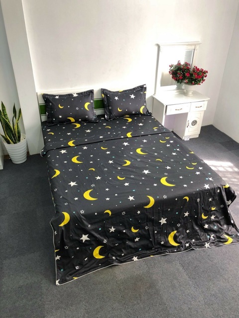 Bộ ga chun Hàn quốc Elective vải nhập