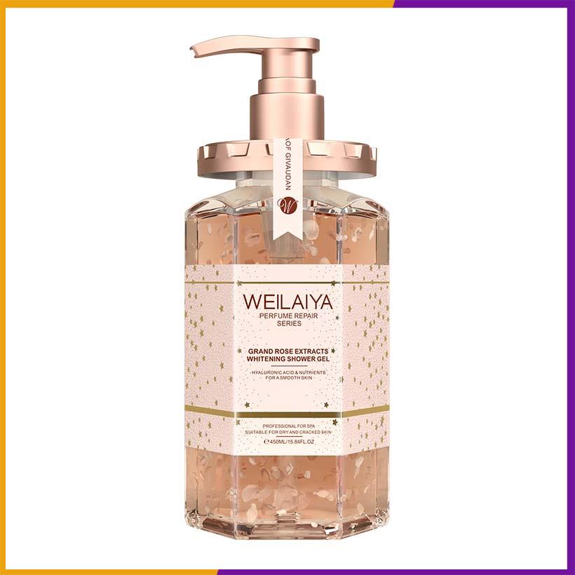 Sữa Tắm Trắng Da Cánh Hoa Hồng Damask Weilaiya - Lưu Hương Thơm Lâu - Dung Tích 450ml | BigBuy360 - bigbuy360.vn