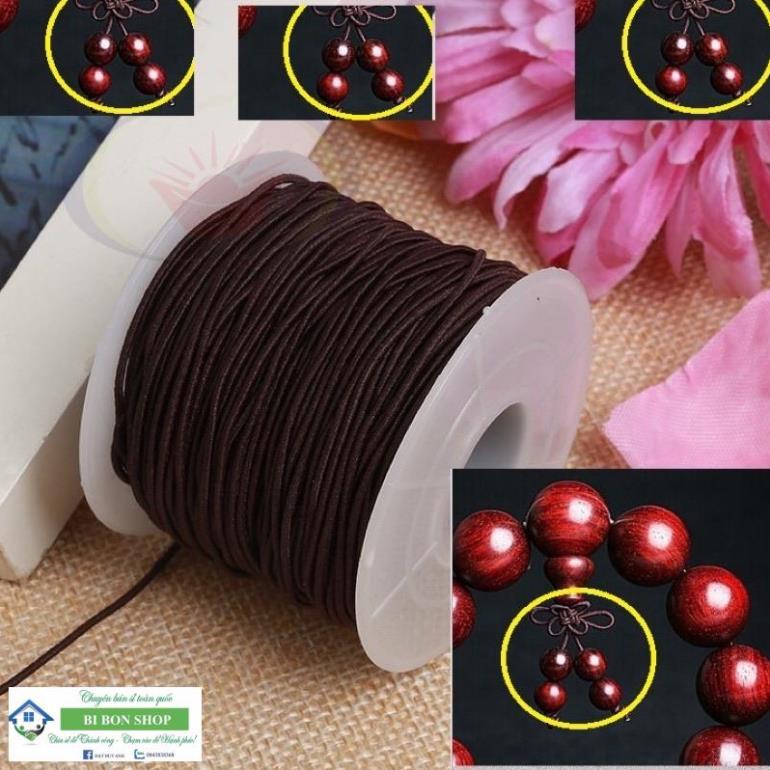 2Mét Dây Dù co giãn, lõi chun Xâu Chuỗi Hạt vòng gỗ, vòng đá - Đoạn dây 2 mét