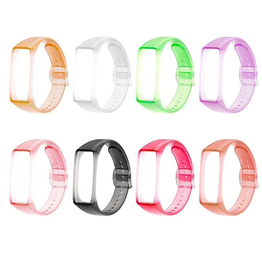 Dây Đeo Silicone Trong Suốt Cho Đồng Hồ Thông Minh Samsung Galaxy Fit 2 SM-R220