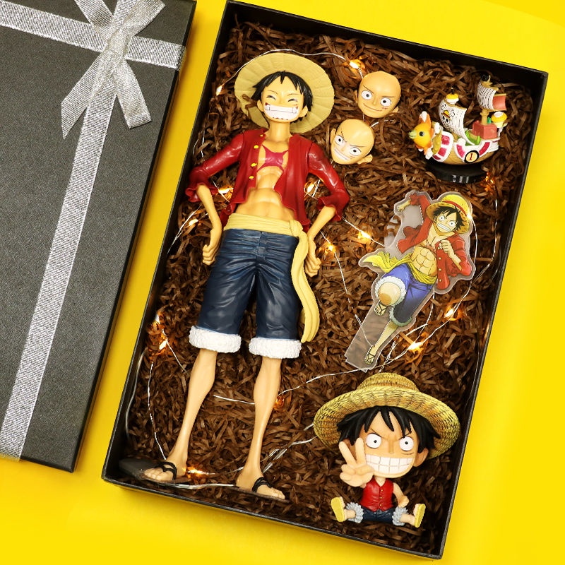 One Piece Quà sinh nhật cho nam và nữ Luffy Đồ trang trí làm bằng tay Sorona Belle Emperor Mô hình búp bê đủ bộ