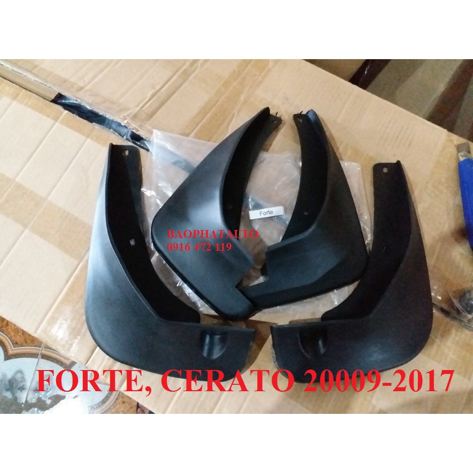Bộ Chắn bùn Nhựa cho xe Kia Forte, Cerato đời 2008 đến 2012