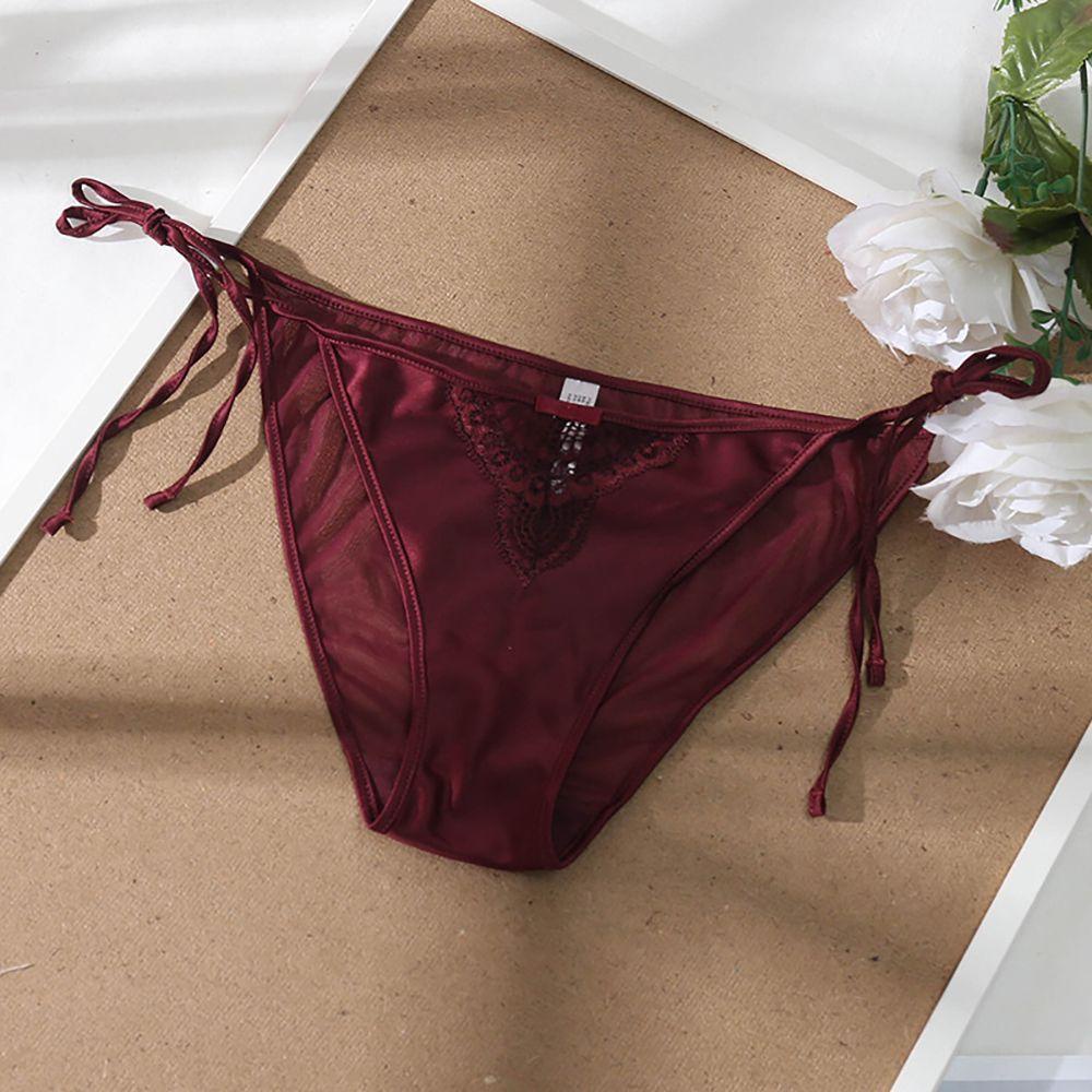 Quần Lót Ren Lưới Lưng Thấp Gợi Cảm Cho Nữ