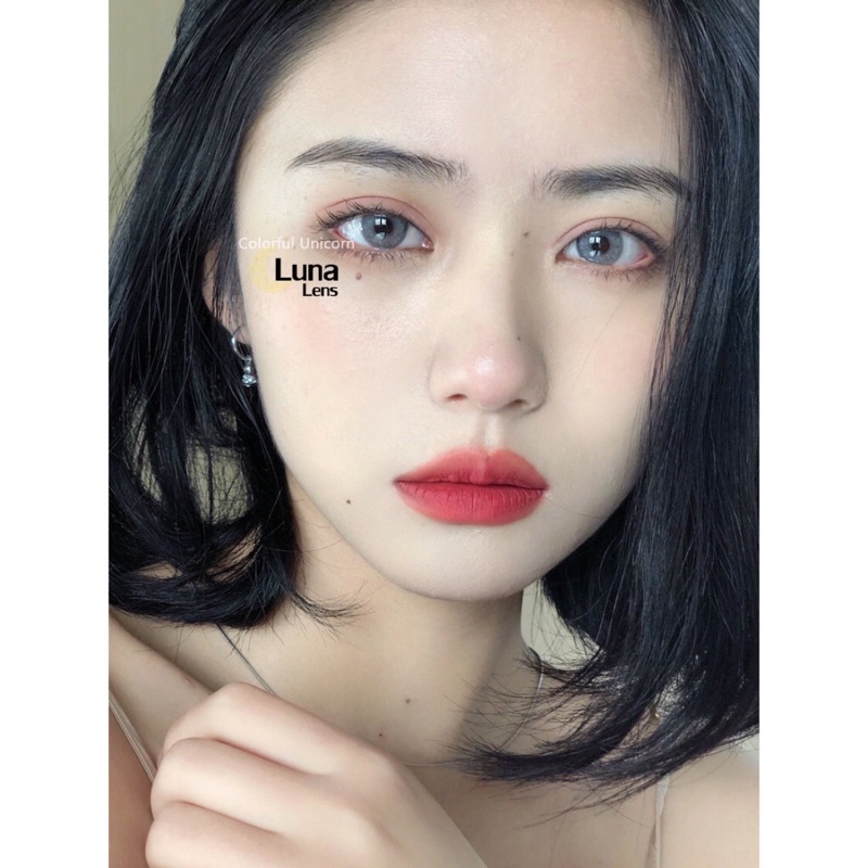 MỘT ĐÔI KÍNH ÁP TRÒNG MÀU XÁM BẠC WINDY GRAY SIÊU ÊM SIÊU MỀM NỘI ĐỊA TRUNG QUỐC - LENS CÓ ĐỘ CẬN