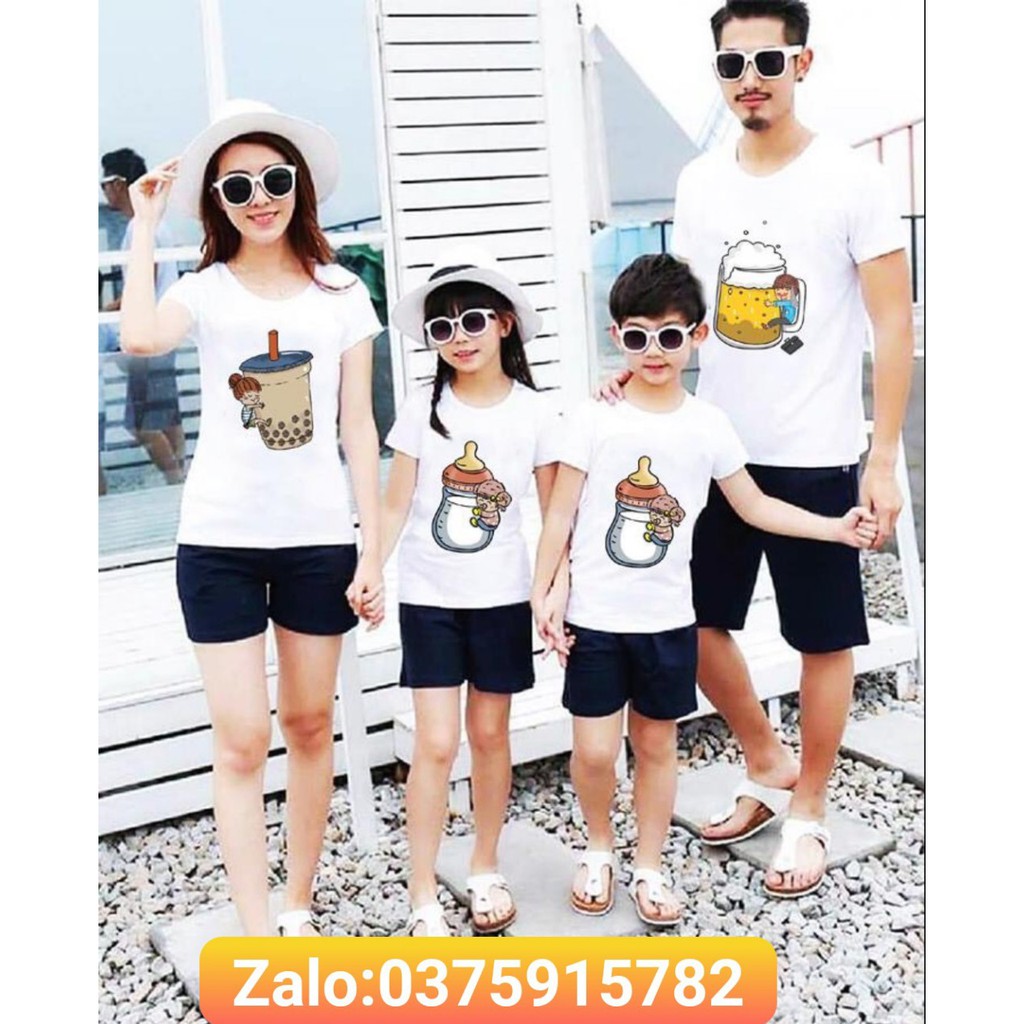 bộ gia đình đi biển