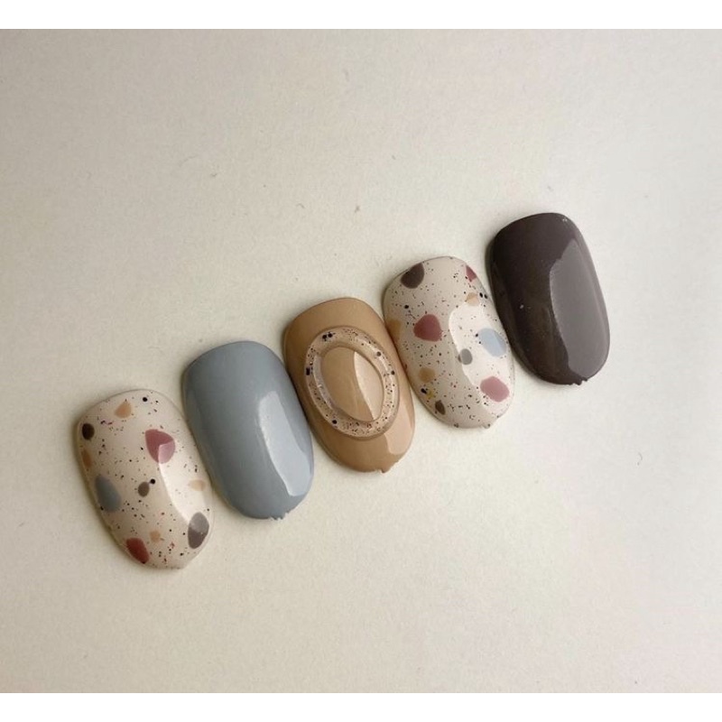 [MẪU  MỚI] NAIL BOX GIÁ RẺ. SET 10 MÓNG UP GẮN CHARM GẤU VÀ VẼ HOẠ TIẾT
