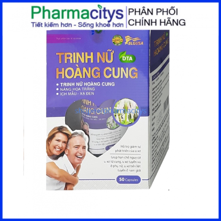 Viên uống Trinh Nữ Hoàng Cung tím hộp 50 viên