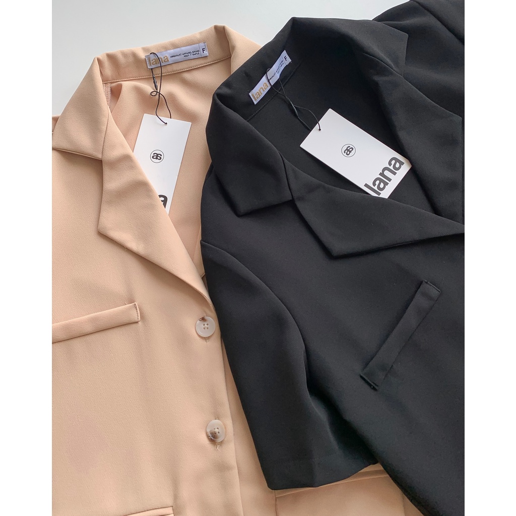Áo Khoác Blazer Tay Ngắn Demilo | KH-LA3561 | Lana Official