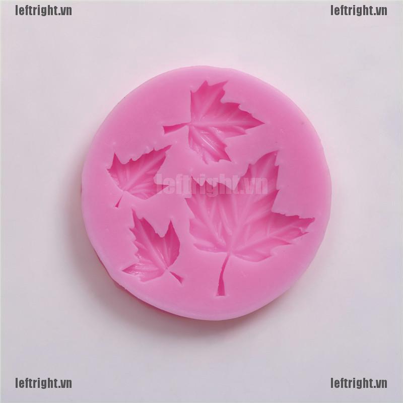 Khuôn Silicone Làm Bánh Hình Lá Phong Đẹp Mắt Tiện Dụng