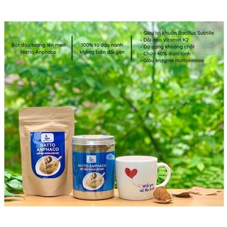 NATTO ANPHACO - BỘT ĐẬU TƯƠNG LÊN MEN NHẬT BẢN