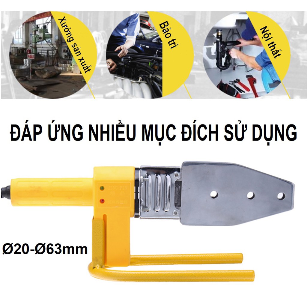 Máy hàn ống nhựa hdpe - HÀN ỐNG 20-63 800W xịn