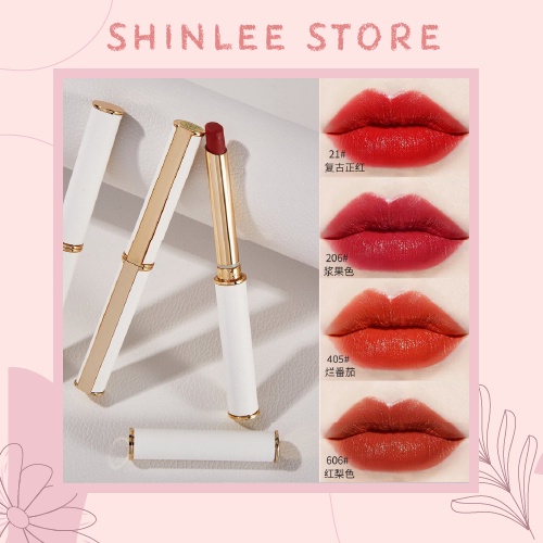 (Son không chì) Son thỏi lì siêu mịn môi chính hãng nội địa trung SHINLEE STORE