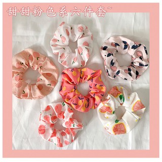 [Cột Tóc Vải Scrunchies] Dây Buộc Tóc Scrunchies Nhiều Màu Hàn Quốc