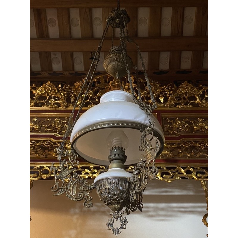 Đèn Đồng 3 dây Cổ phong cách Pháp