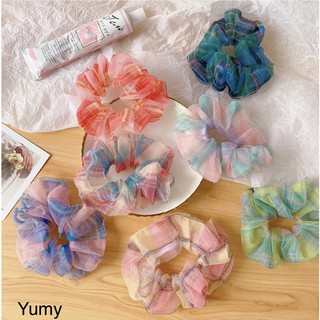 Cột Tóc Scrunchies Caro Lưới