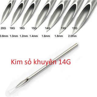 Set 10 kim sỏ khuyên size 14G ( hàng có sẵn )
