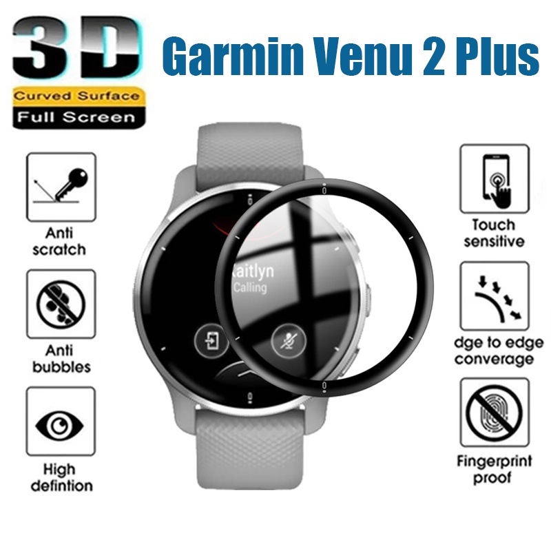 Kính Cường Lực 3D Bảo Vệ Toàn Màn Hình Cho Garmin Venu 2 Plus