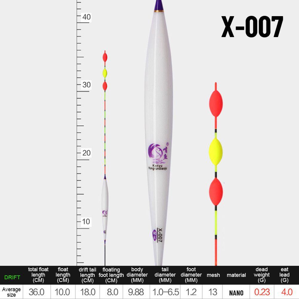 MUVAKO Set 4 Phao Câu Cá Dạng Hạt