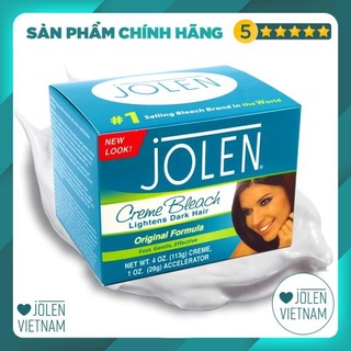 Kem Tẩy Màu Lông Jolen 141gr Original - Nhập Mỹ (Kem Nhuộm Lông Mày/ Kem Làm Nhạt Màu Lông)