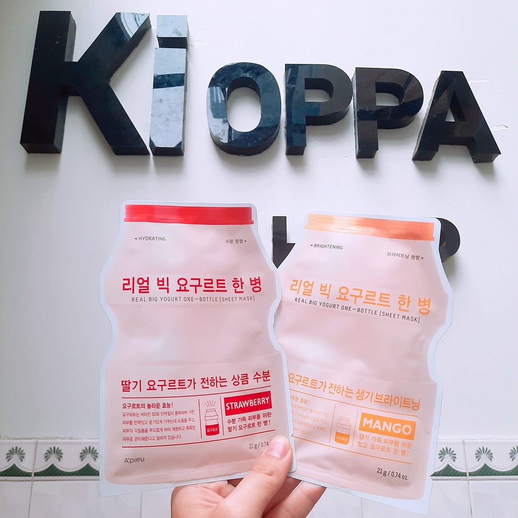 Mặt nạ sữa chua Apieu Real Big Yogurt One Bottle Sheet Mask