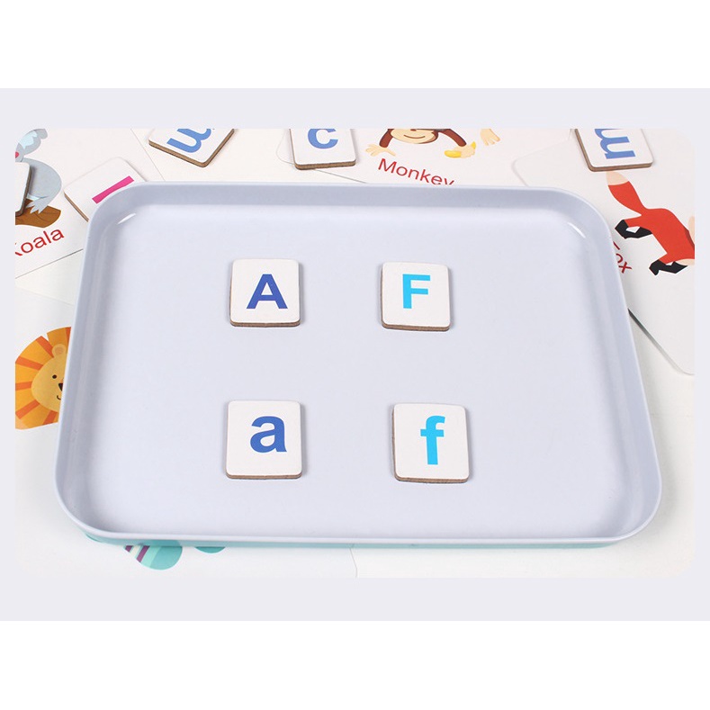 Đồ Chơi Bảng Chữ Cái Ghép Hình Nam Châm,Xếp Hình Đánh VầnTiếng Anh Các Sự Vật Quen Thuộc Giáo Dục Sớm Cho Bé