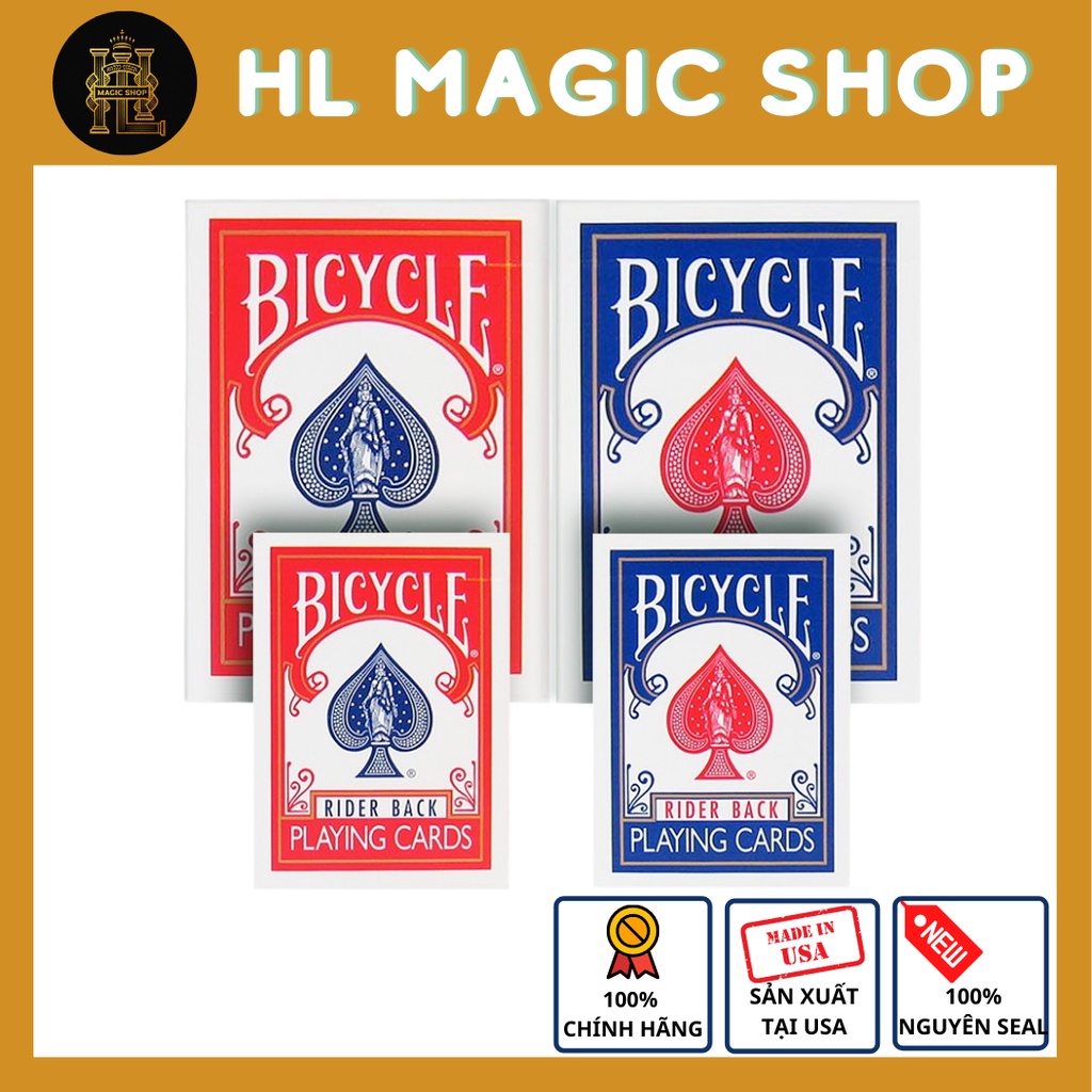 Bộ bài tây Mini Bicycle Cards Hàng Mỹ]