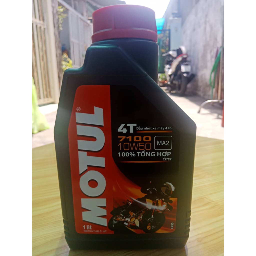 Motul 7100 4T 10W50 1L - Nhớt Motul cao cấp dành cho xe số