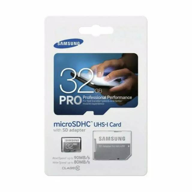 Thẻ Nhớ Micro Sd Mmc Samsung 32gb Pro + Adapter