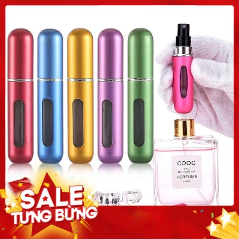 [Loại Tốt] Lọ chiết, chai chiết nước hoa tự động mini loại 5ml