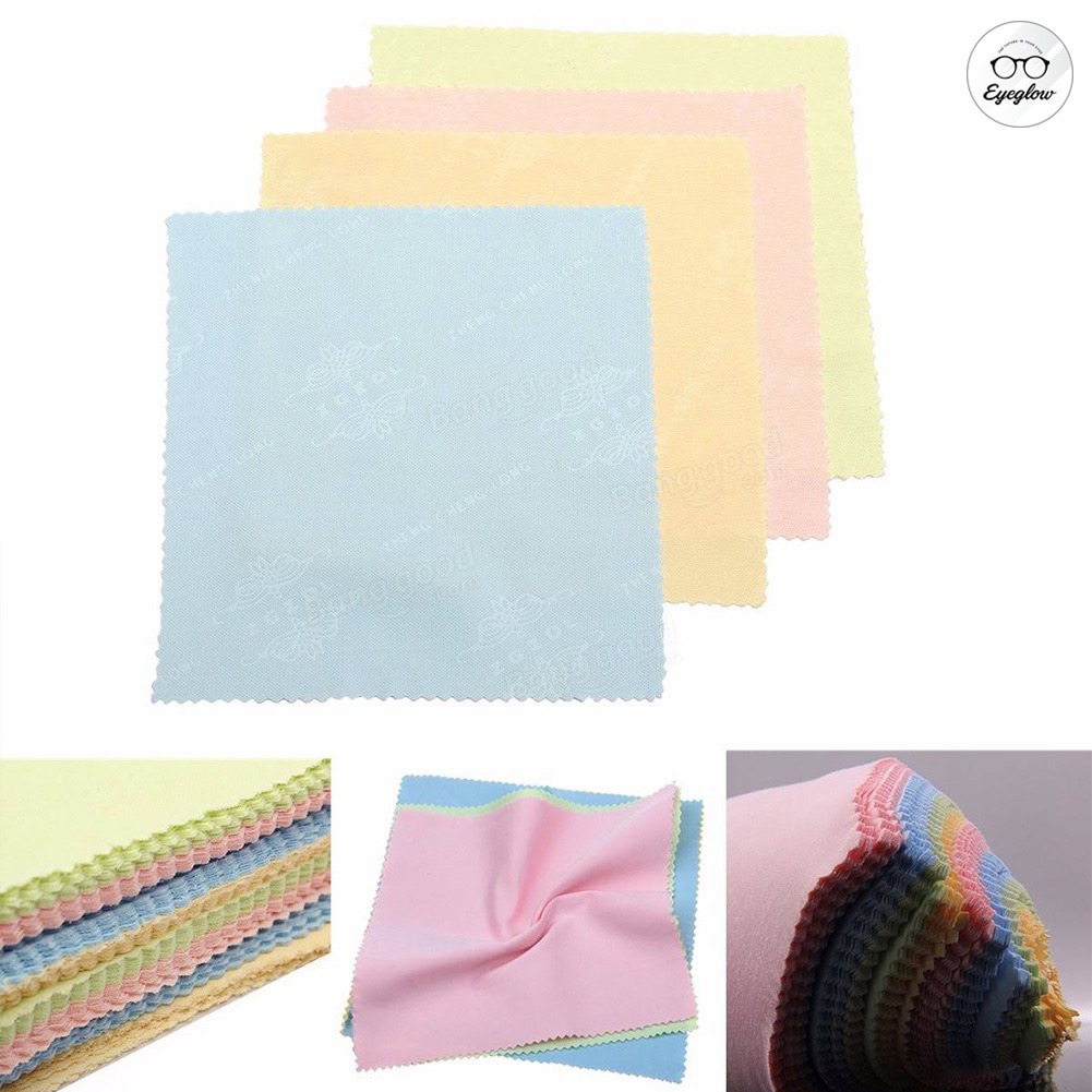 Khăn lau kính đa năng chuyên dụng EYEGLOW, lau mắt kính cận, mặt kính điện thoại mềm mại không gây xước dăm